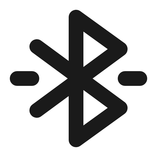 Bluetooth connected icon, line style, from Charm Icons