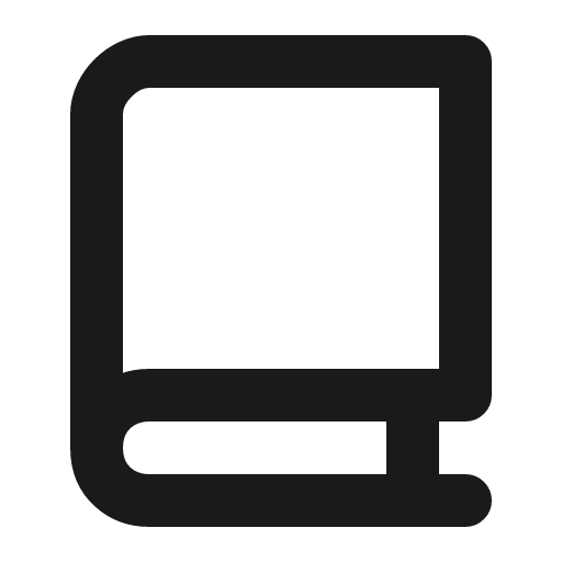 Book icon, line style, from Charm Icons