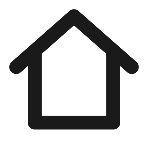 Home icon, line style, from Charm Icons
