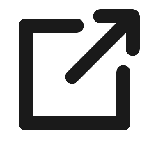 Link external icon, line style, from Charm Icons
