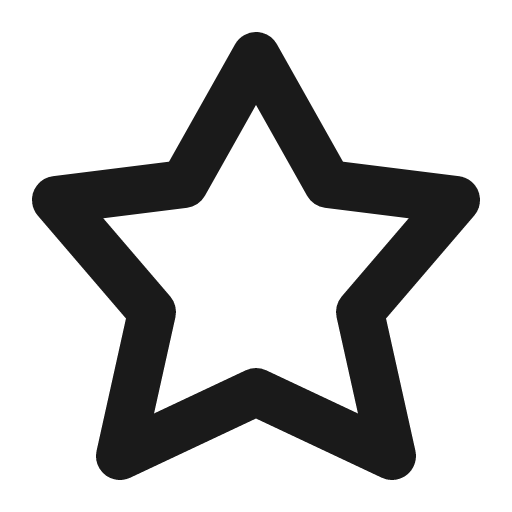 Star icon, line style, from Charm Icons