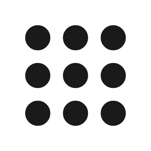 More grid big icon, line style, from coolicons