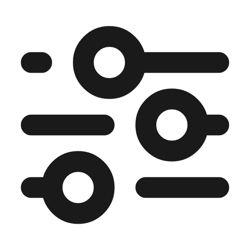 Slider 02 icon, line style, from coolicons