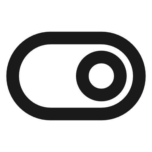 Swicht right icon, line style, from coolicons