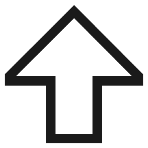 Arrow thick top icon, solid style, from CoreUI Free