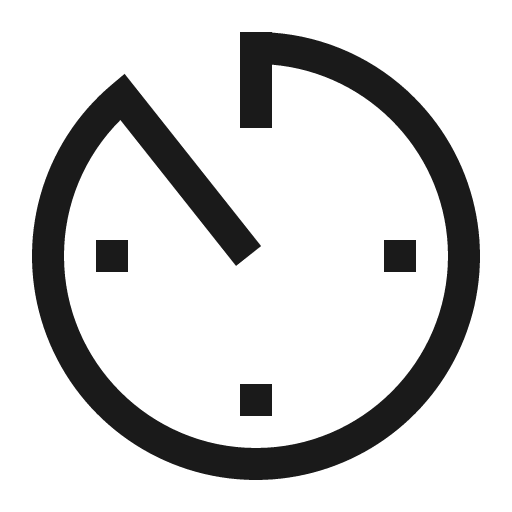 Av timer icon, solid style, from CoreUI Free