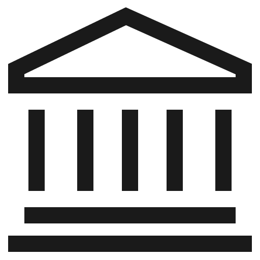 Bank icon, solid style, from CoreUI Free