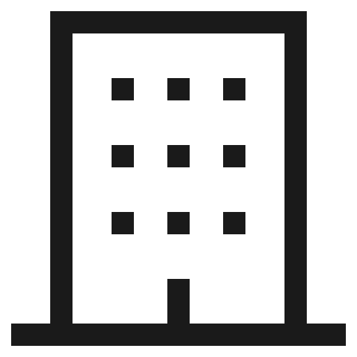 Building icon, solid style, from CoreUI Free
