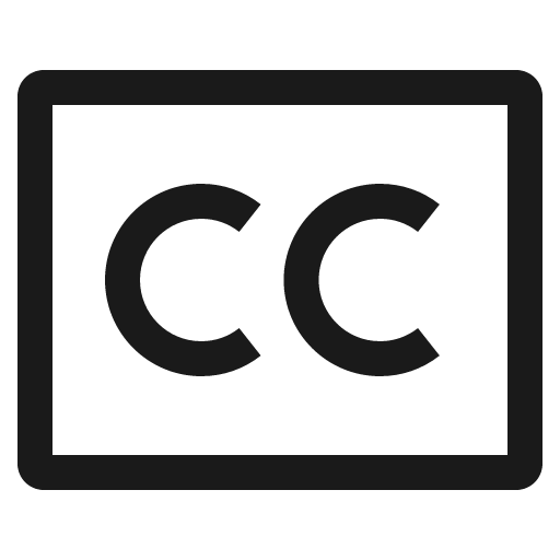 Cc icon, solid style, from CoreUI Free
