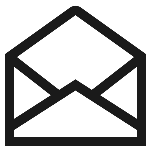 Envelope open icon, solid style, from CoreUI Free