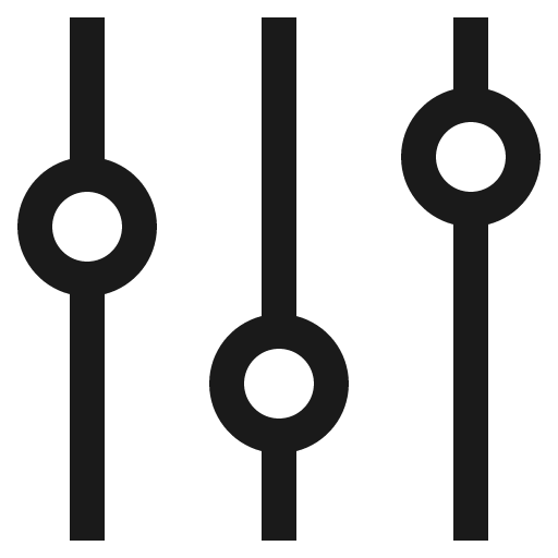 Equalizer icon, solid style, from CoreUI Free