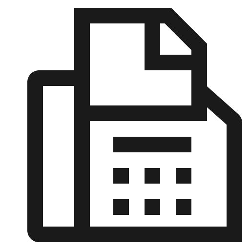 Fax icon, solid style, from CoreUI Free