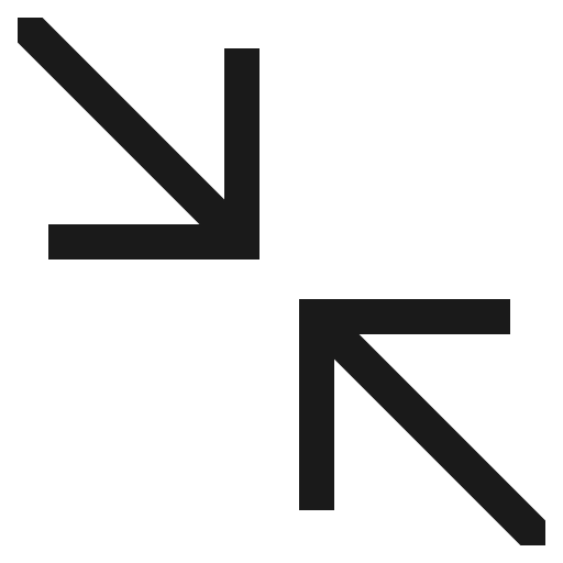 Fullscreen exit icon, solid style, from CoreUI Free