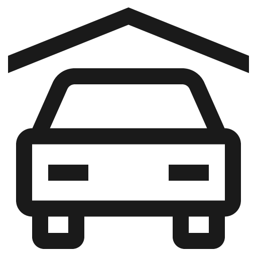 Garage icon, solid style, from CoreUI Free