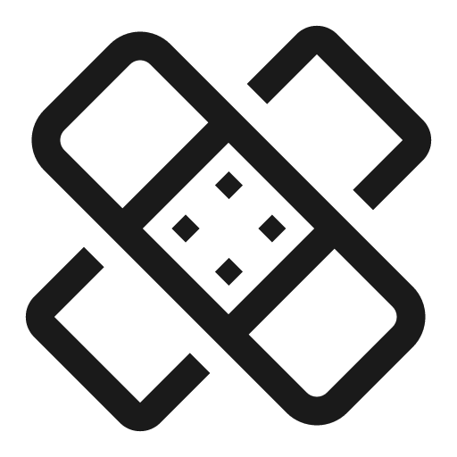 Healing icon, solid style, from CoreUI Free
