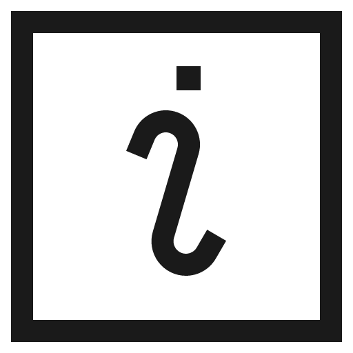 Info icon, solid style, from CoreUI Free