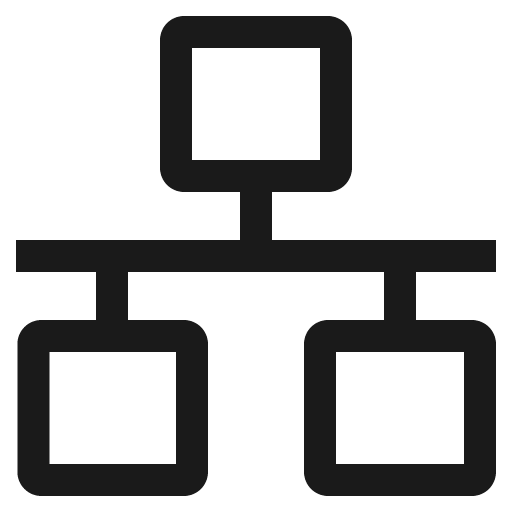 Lan icon, solid style, from CoreUI Free