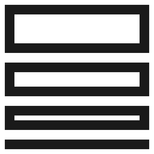 Line weight icon, solid style, from CoreUI Free