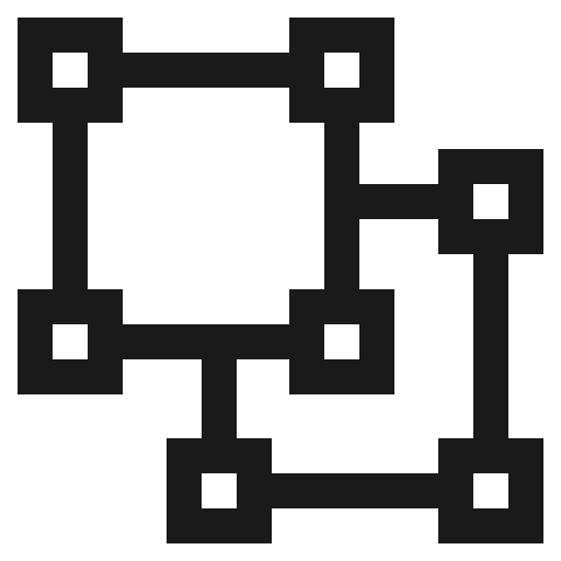 Object ungroup icon, solid style, from CoreUI Free