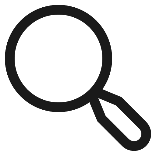 Search icon, solid style, from CoreUI Free