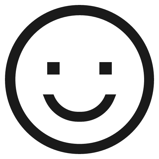 Smile icon, solid style, from CoreUI Free