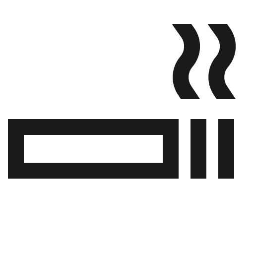 Smoke icon, solid style, from CoreUI Free