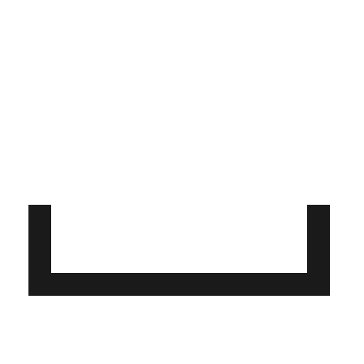 Space bar icon, solid style, from CoreUI Free