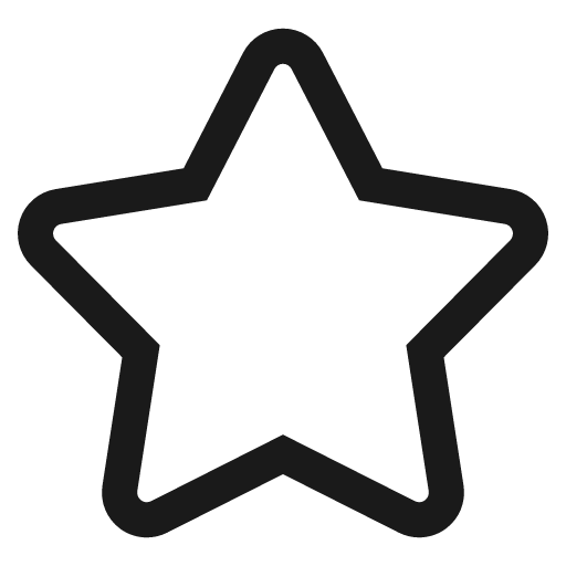 Star icon, solid style, from CoreUI Free