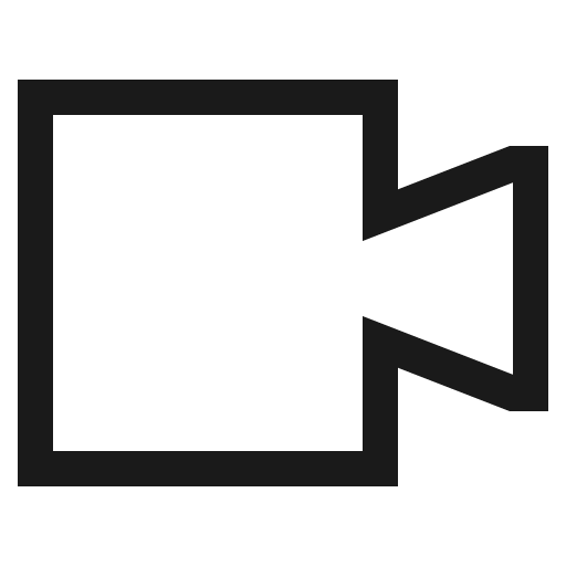 Video icon, solid style, from CoreUI Free