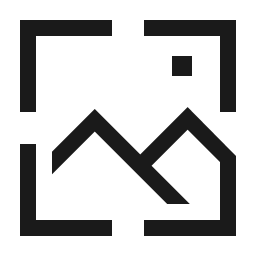 Wallpaper icon, solid style, from CoreUI Free