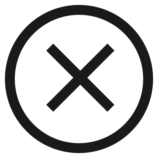 X circle icon, solid style, from CoreUI Free
