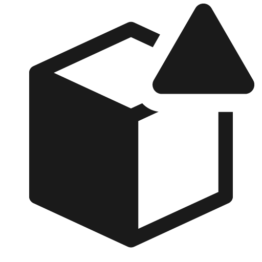 Block solid alerted icon, solid style, from Clarity