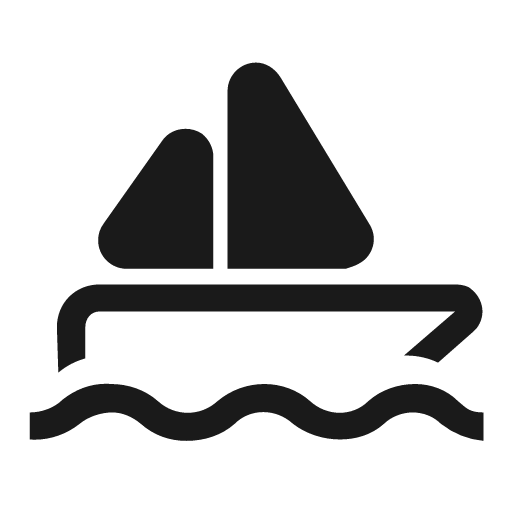 Boat solid icon, filled style, from Clarity