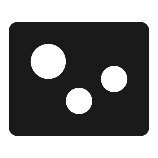 Bubble chart solid icon, filled style, from Clarity
