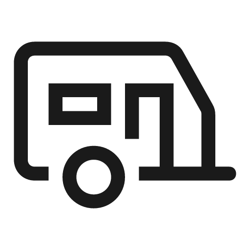 Caravan line icon, outline style, from Clarity