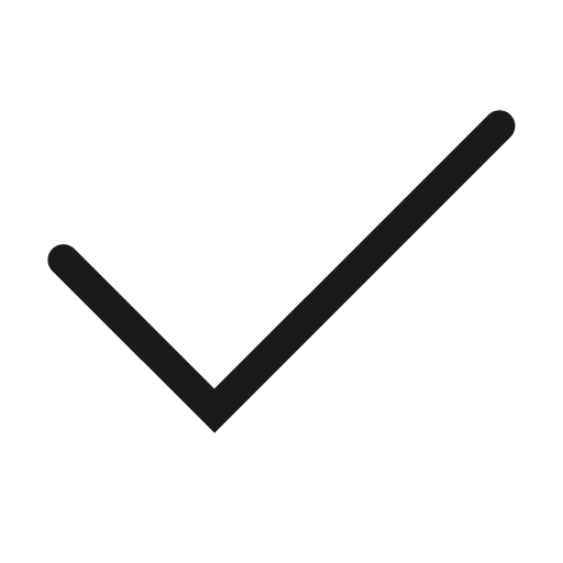 Check line icon, outline style, from Clarity