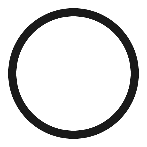 Circle line icon, outline style, from Clarity