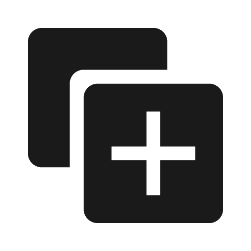 Clone solid icon, filled style, from Clarity