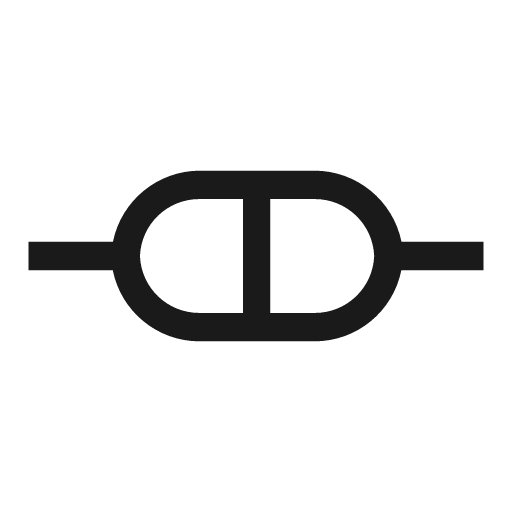 Connect line icon, outline style, from Clarity