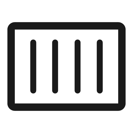 Container line icon, outline style, from Clarity