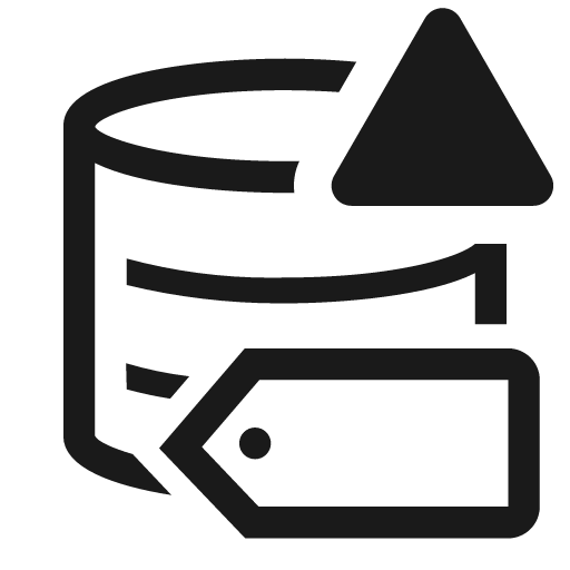 Control lun outline alerted icon, solid style, from Clarity