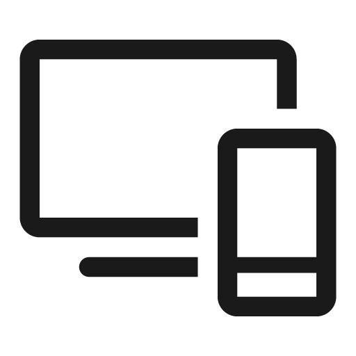 Devices line icon, outline style, from Clarity