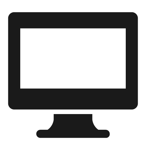 Display solid icon, filled style, from Clarity