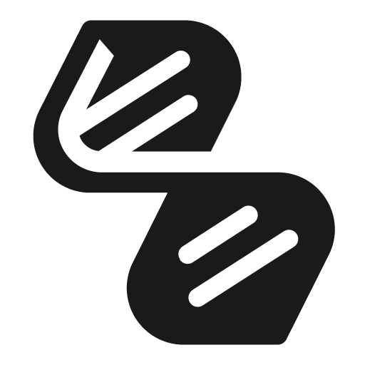 Dna solid icon, filled style, from Clarity