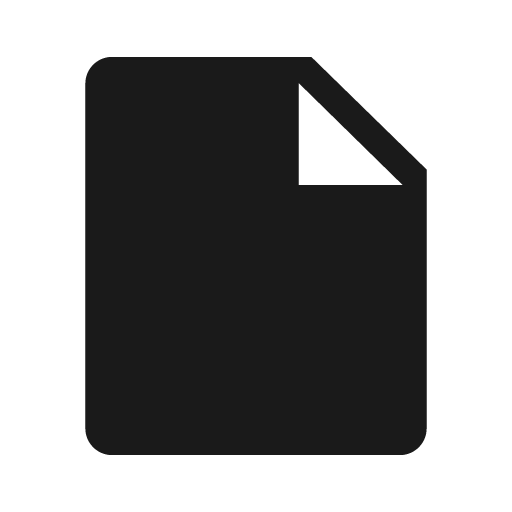 Document solid icon, filled style, from Clarity