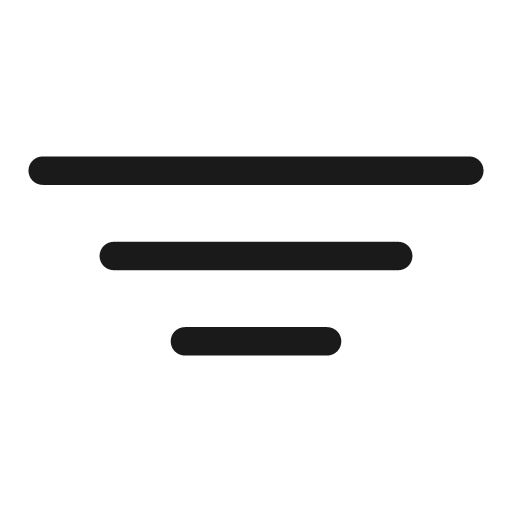 Filter 2 line icon, outline style, from Clarity