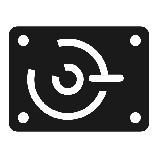 Hard drive solid icon, filled style, from Clarity