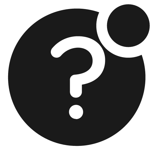 Help solid badged icon, solid style, from Clarity