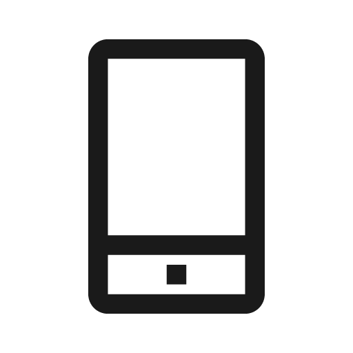Mobile line icon, outline style, from Clarity
