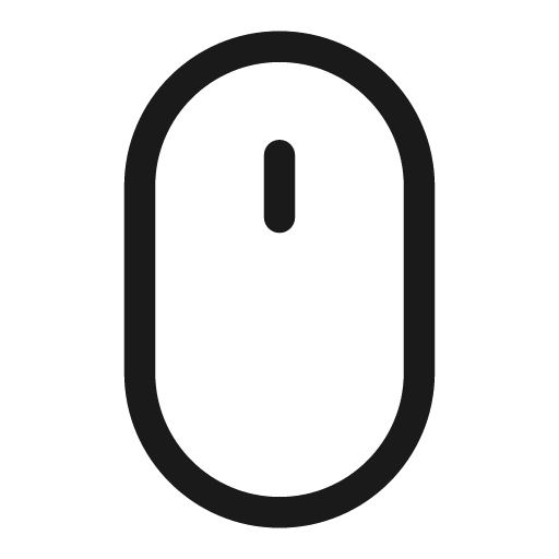 Mouse line icon, outline style, from Clarity